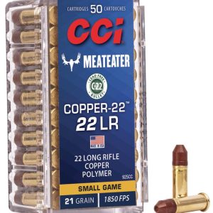 CCI Copper-22 Rimfire Ammunition .22 LR 21 gr CHP 1850 fps 50/ct