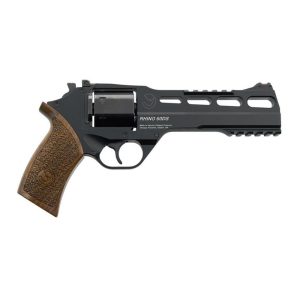 Chiappa Rhino 60DS Handgun 10mm 6rd Capacity 6" Barrel Black and Walnut with 3 Moon Clips