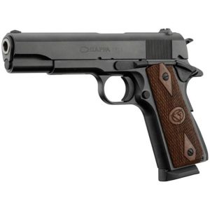 Chiappa 1911 Field Handgun 9mm Luger 10rd Magazine 5" Barrel Black with Walnut Grip