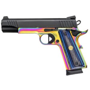 Chiappa 1911 Superior OR Handgun .45 ACP 8rd Magazines (2) 5" Barrel Multi-Color Blue Laminate Grip