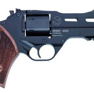 RHINO .357MAG REVOLVER 40 SAR BLK 4IN BBL W/3 MOON CLIPS 6RD
