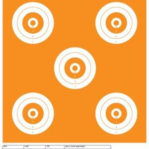Champion Shotkeeper Targets White & Orange 5 Bull Large 12/Pack