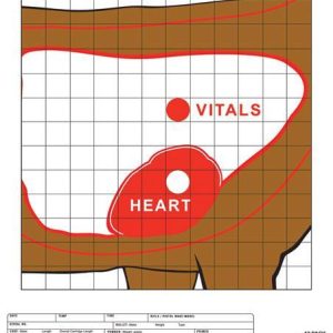 Champion Animal Paper Targets Deer Vitals 12/Pack
