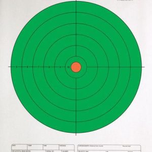 Champion Scorekeeper Targets Fluorescent Orange & Green Bull - 100 yd. Rifle 12/Pack