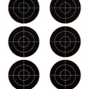 Champion VisiShot Targets 3" Bull's Eye Targets - 8.5" X 11" 10/Pack