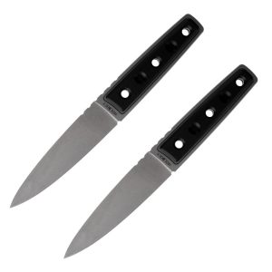 Cold Steel Stickman Holdout Fixed Throwing Knife 5-1/2" Dagger Blade Black 2/ct