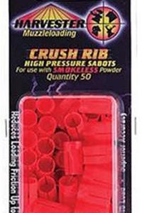 Harvester Muzzleloader 50 Cal. Crush Rib Sabots Fit 45 Cal. Bullets (Smokeless) 50/pk