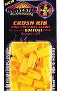 Harvester Muzzleloader 50 Cal. Crush Rib Sabots Fit 45 Cal. Bullets (Boattail) 50/pk