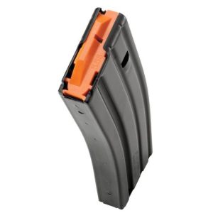 10RD BODY LIMITED TO 5RD - .223/5.56 DURAMAG SS - BLACK/ORANGE MAGAZINE
