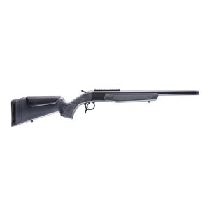 CVA Scout Single Shot Rifle .35 Whelen 22" Threaded Blued Barrel Grey Stock 0 MOA Pic Rail