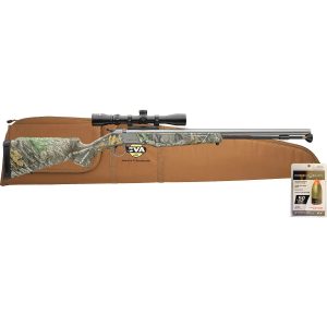 CVA Wolf V2 Muzzleloader Combo Package .50 Cal 24" Barrel Stainless Steel and Realtree Edge with Konus 3-9x32mm Scope