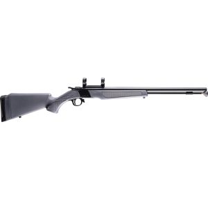 CVA WOLF V2 50 cal Blued Steel Muzzleloader Stealth Grey 0 MOA Pic Rail