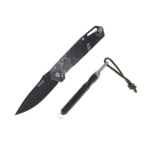 Bear & Son Edge Folding Knife 3-1/2" Drop Point Blade Truetimber Midnight Camo