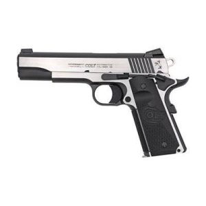Colt Combat Elite Government Handgun 9mm Luger 9rd Magazine 5" Barrel Two-Tone Finish