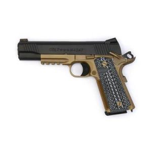 Colt Custom CQB Handgun .45 ACP 8rd Magazine 5" Barrel FDEBlack DLC Finish G10 Grip