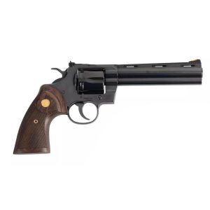 Colt Python Blued Handgun .357 Mag 6rd Capacity 6" Barrel Walnut Target Grips
