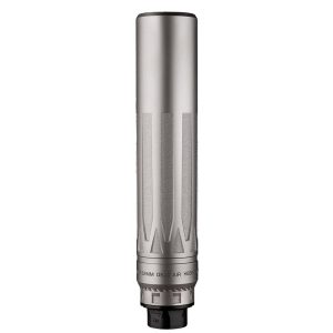 Dead Air Nomad-LTi XC Silencer w/Xeno Adapter - 7.62mm 9.30 (Cal) Silver w/DA124 Omni Brake