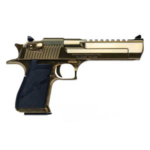 Magnum Research Desert Eagle Mark XIX Handgun .50 AE 7rd Magazines 6" Barrel Gold Zirconium Nitride Finish