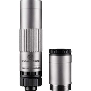 Dead Air Mojave 9 Modular Silencer 9mm Luger 1/2-28 Piston Silver