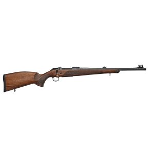 CZ 600 ST3 LUX Rifle .300 Win Mag 3rd Magazine 24" Threaded Barrel Walnut Stock Adjustable Rear/Fiber Optic Front Sights
