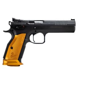 CZ USA TS 2 Orange Handgun 9mm Luger 20rd Magazine 5.2" Barrel Black with Orange Grip