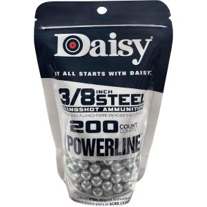 Daisy 3/8" Slingshot Steel Ball Ammo 200/ct