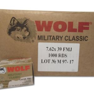 MIL.CLASSIC 7.62X39 124GR FMJ 1000 RD Case