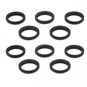 TacFire AR-10 Muzzle Brake Crush Black Washers - 10/ct