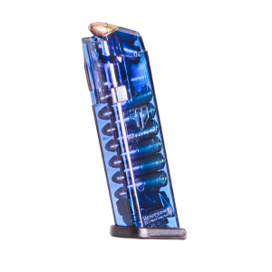 Elite Tactical Systems (ETS) Handgun Magazine Blue for Glock 17/18/19/19x/26/34/45 Gen 1-5 9mm Luger 17/rd