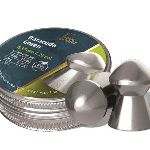 H&N Baracuda Green .25 Caliber Airgun Pellets 150 Count