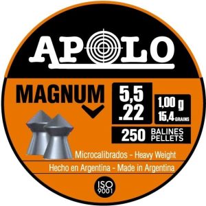 Hatsan Apolo Magnum Air Rifle Pellets 22 Cal 15.4 gr 250/ct