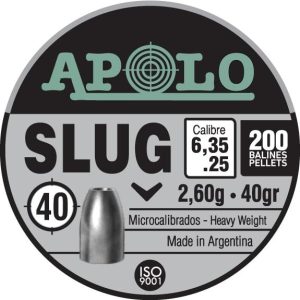 Hatsan Apolo Slug Air Rifle Pellets .25 Cal 40 gr 200/ct