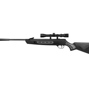 Hatsan 1000S Spring Striker Combo Air Rifle - Black Syn Optima 3-9x32 Scope .22 cal 1000 fps