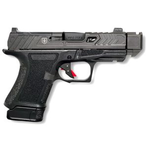 Shadow Systems CR920P War Poet Handgun 9mm Luger 10rd & 13rd Magazines 3.75 Barrel Black War Poet Slide Engraving with Night Sights