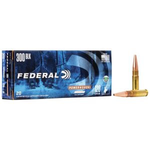 Federal Power-Shok Copper Rifle Ammunition .300 Blackout 120gr HP 2100 fps 20/ct