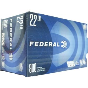 Federal Range Pack Rimfire Ammunition .22 LR 40 gr. LRN 1200 fps 800/ct