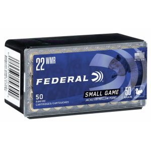 Federal Game-Shok Rimfire Ammunition .22 WMR 50 gr JHP 1530 fps 3000/ct