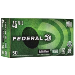 Federal Ballisticlean Frangible Handgun Ammunition .45 ACP 155gr RHT 1130 fps 50/ct