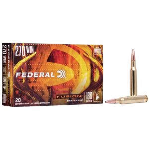 Federal Fusion Rifle Ammunition .270 Win 130 gr BTSP 3050 fps - 20/ct