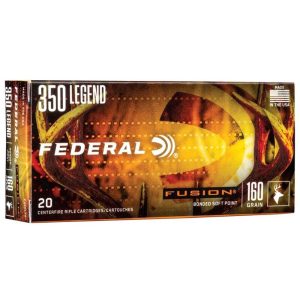 Federal Fusion Rifle Ammunition .350 Legend 180gr SP 2300 fps 20/ct
