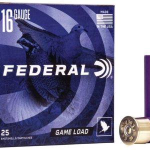 Federal Game Shok Shotshells 16ga 2-3/4" 1oz 1165 fps #7.5 25/ct