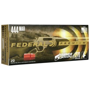Federal HammerDown Rifle Ammunition .444 Marlin 270gr BSP 2250 fps 20/ct