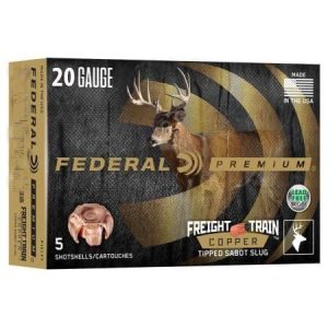 Federal Premium Freight Train Copper 20ga 2-3/4" 275gr Slug 1700 fps 5/ct