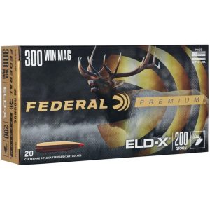 Federal Premium ELD-X Rifle Ammunition .300 Win Mag 200gr PT 20/ct