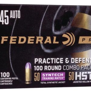 Federal Practice & Defend HST/Syntech Combo .45 ACP 230 gr 890 fps 100/ct
