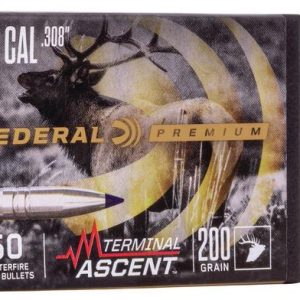 FEDERAL .308 CALIBER 200GR TERMINAL ASCENT COMP BULLET 50RD