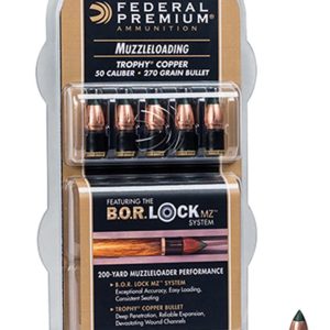 Federal Premium Trophy Copper Muzzleloader Bullets .50 cal 270 gr Poly Tip  15/box
