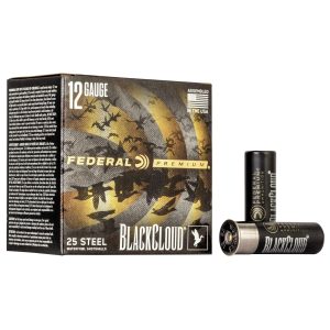 Federal Black Cloud FS Steel Shotshells 12 ga 3" 1-1/4oz #2 1450 fps 25/ct