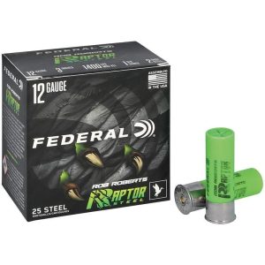Federal Rob Roberts Raptor Steel Shotshells 12ga 3" 1-3/8oz 1400 fps #2 25/ct