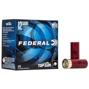 Federal Top Gun Shotshells 12 ga 2-3/4" 1-1/8 oz 1200 fps #7.5 250/ct Case(10 Boxes-25/ct)